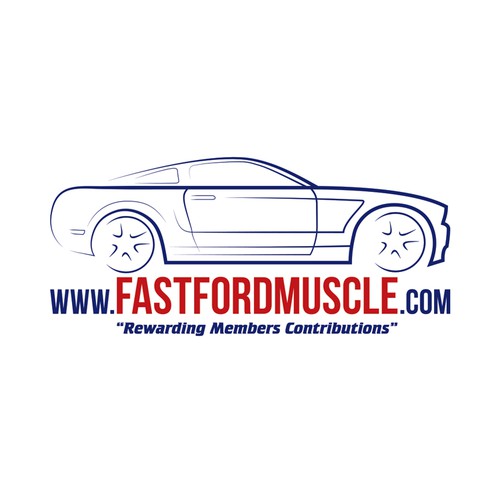 Create the next logo for www.fastfordmuscle.com