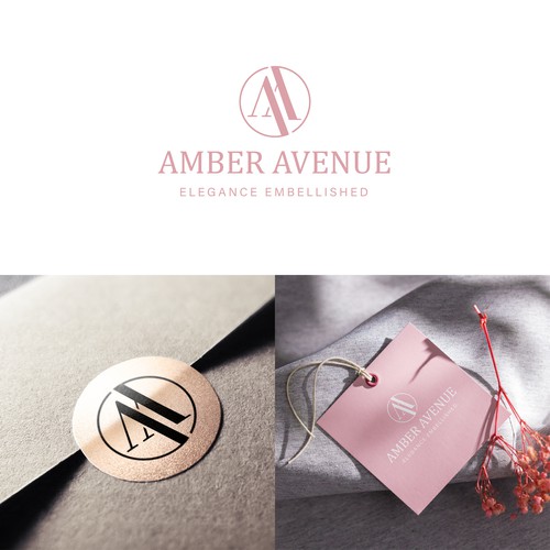 Logo and brand identity for Amber Avenue