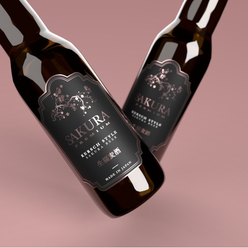 Luxury Beer Label Design