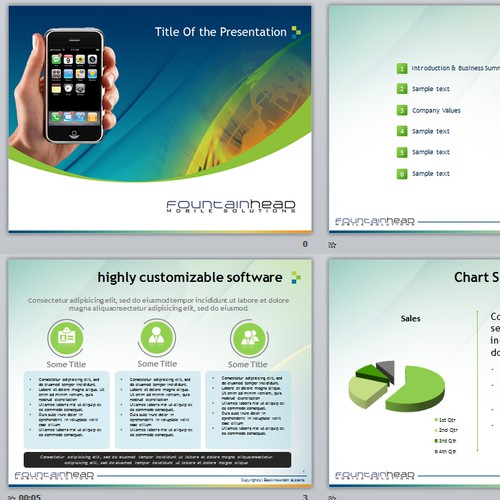 Help Fountainhead Mobile Solutions create a PowerPoint Template!