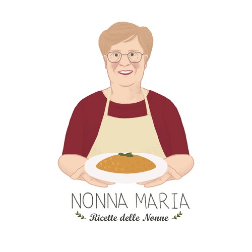 Nonna Maria logo design