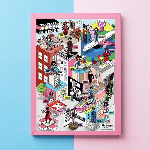Trailblazing Women in Design Poster 