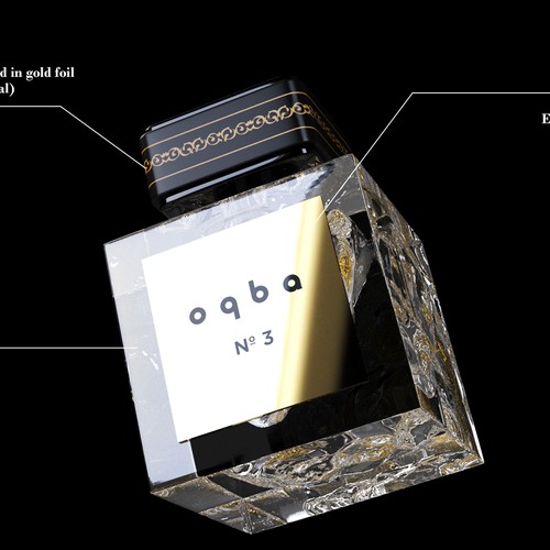 Oqba Perfume- Label design