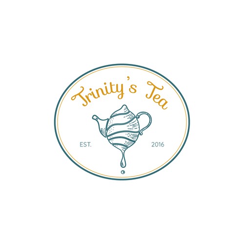 Logo concept for  a Lemon, Ginger & Honey tea