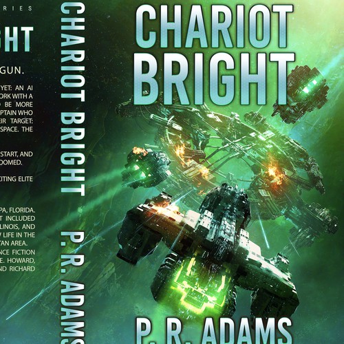 Book Cover Design for P.R. Adams "Charriot Bright"