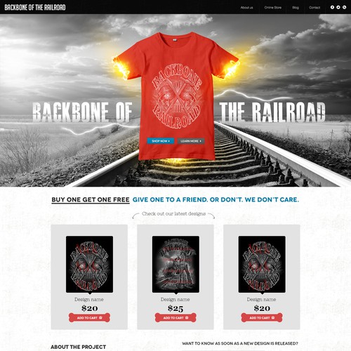 BackboneOfTheRailroad.com needs a new website design