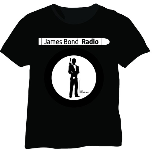 Design a T Shirt for a James Bond 007 Podcast