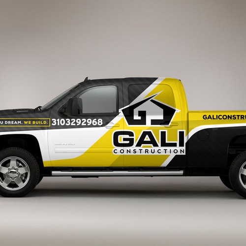 Truck wrap for Gali designs