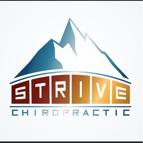 Mountain logo for Strive Chiropratic