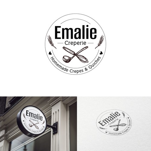 Logo pour une créperie