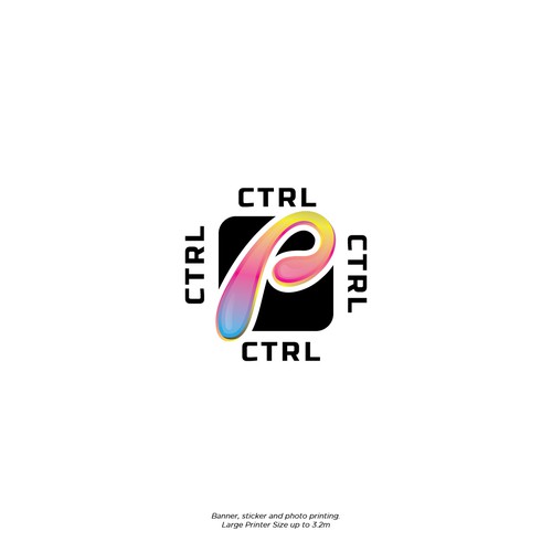 Logo Concept for CTRL P Printing 