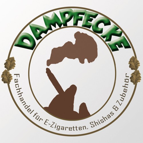 Conceito de logotipo para loja de cigarro