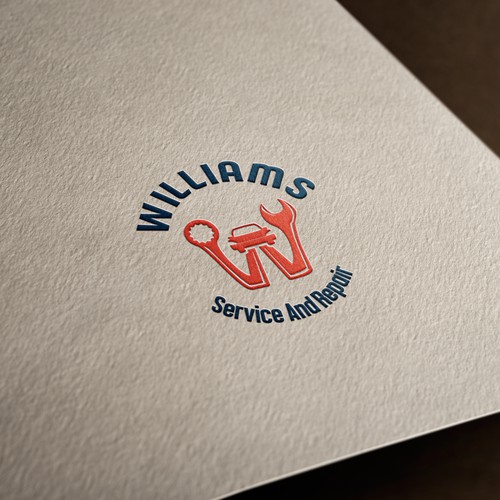 Car Service N repair logo Concept