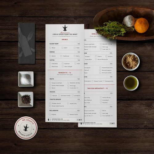 Customizable Menu Design