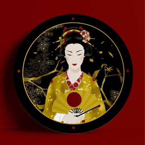 Geisha Ilustration 