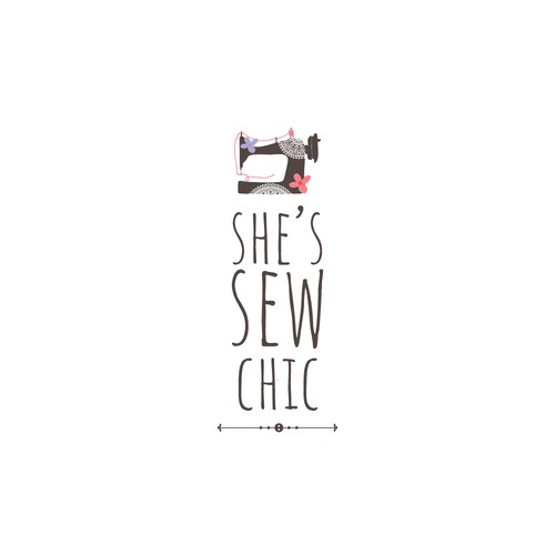 Sewing company logo