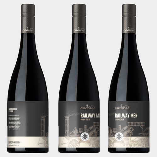 Wine label design for Australian Company.