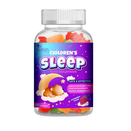  Cute Kids Sleep Gummies Design needed for Nature's Nutrition