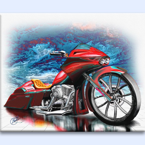 Motorcycle art