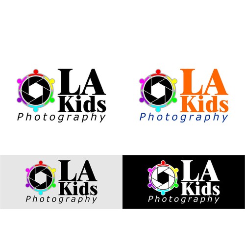 Create a fresh new LOGO for LA Kids Photography