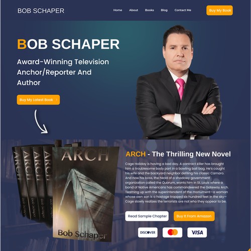 Author Website Design