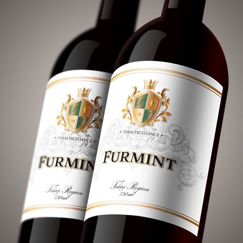 White wine label