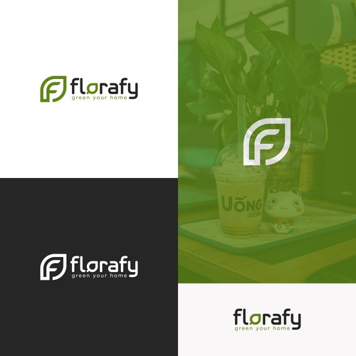 "Florafy" plastic plants logo