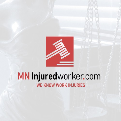A modern monogram Gavel logo for a Law firm.
