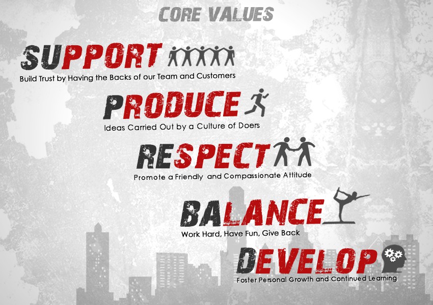 Help FreightPros display our core values!