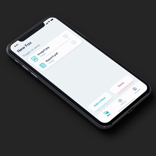 App Design for FAX App