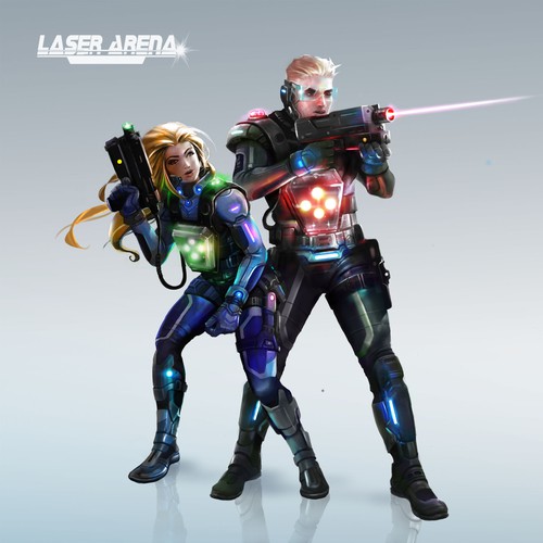 Figur Laser Arena