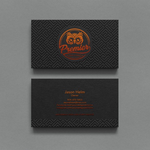 Letterpressed Business Card