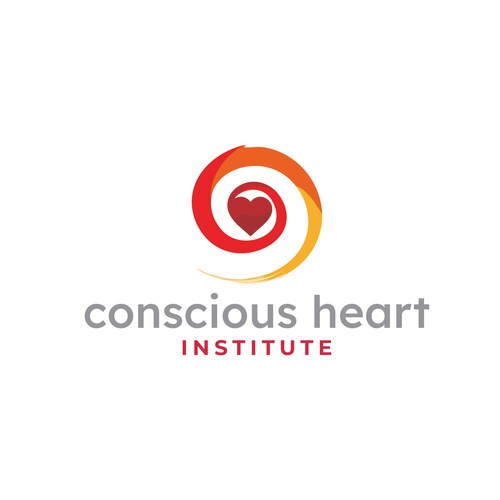 logo concept conscious heart institute