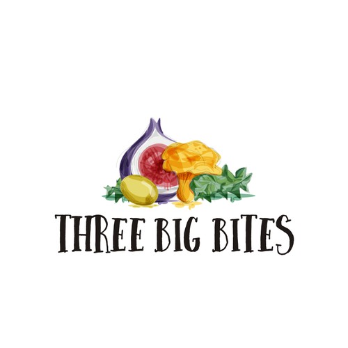 three big bites