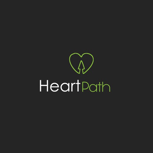 Show the power of the heart in a logo for HeartPath