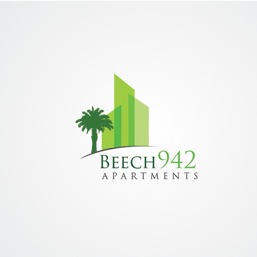 Logo for vintage apartment building in downtown san diego