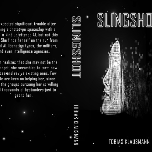 Book cover for SF novel "Slingshot"