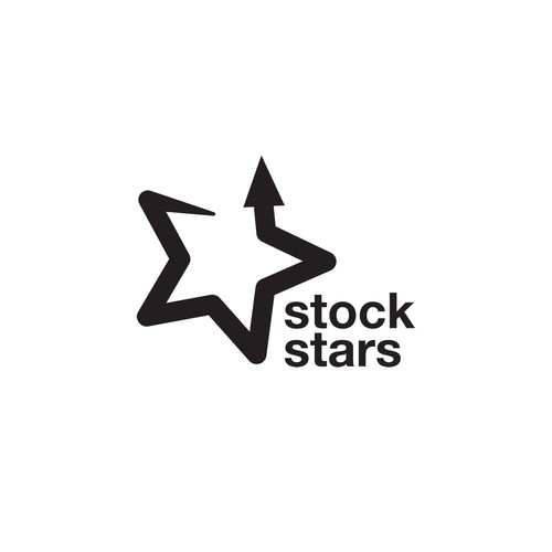 Stock stars logo concept
