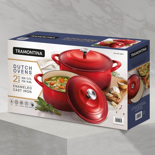 cast iron cookware packaging