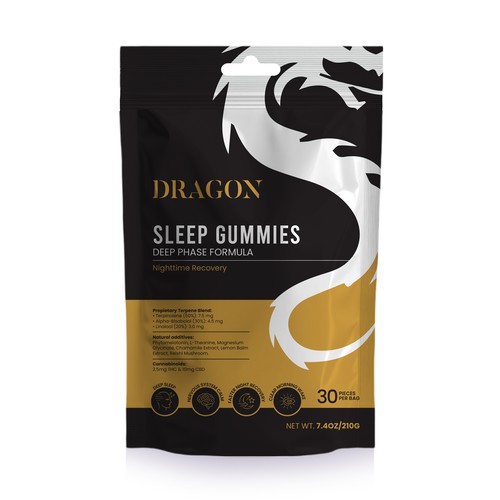 Dragon - Sleep Gummies Package Design