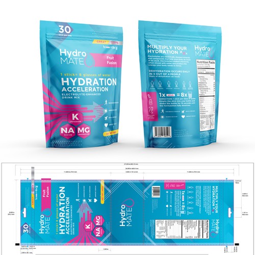 Packaging design For HydroMate