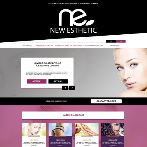 Site web new esthetic