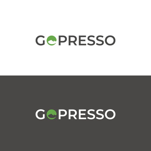 Gopresso Negative Space Logo
