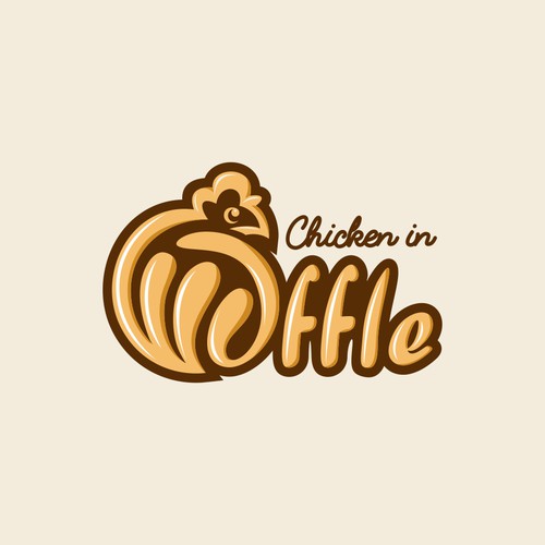 logo for waffle chicken