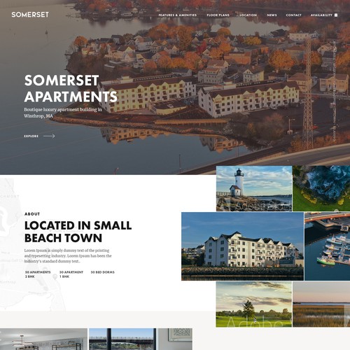 Web design for Somerset Apartments!