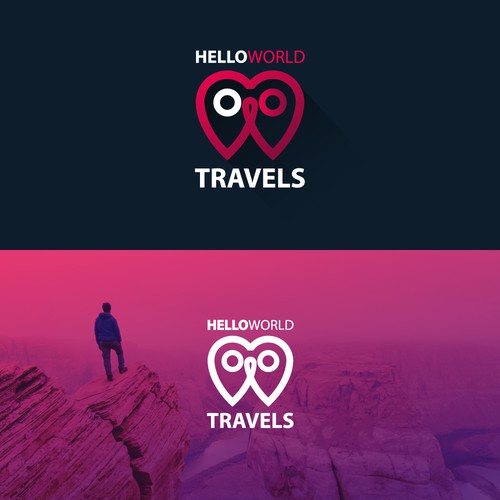 Development of corporate style for Hello world travels.