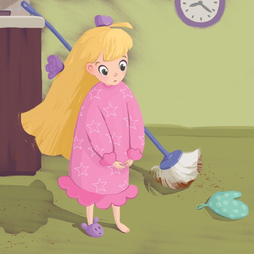Fragment of illustration for "Dad is Mad"