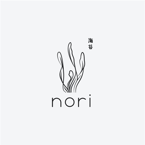 Logo for restaurant vegan sushi.