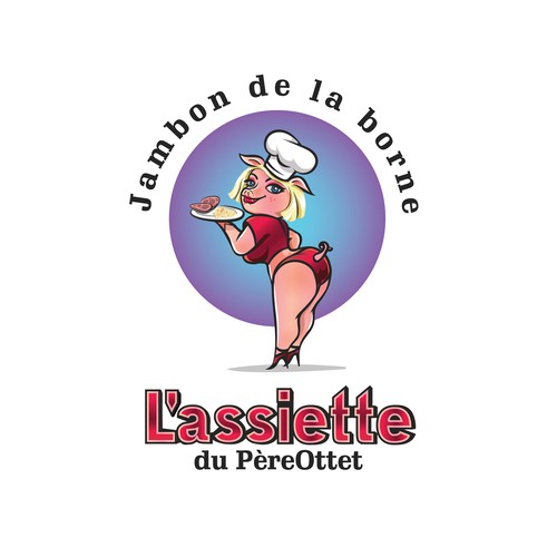 bold logo concept for Lassiette du pereottet