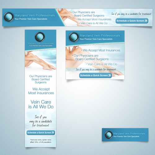 Maryland Vein Professionals needs a new banner ad